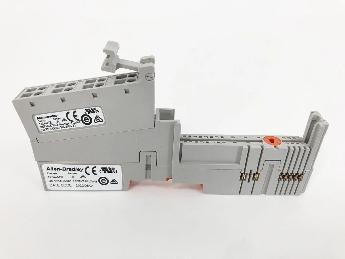 Lot of 5 New Allen Bradley 1734-TB Ser. A I/O Module Terminal Base