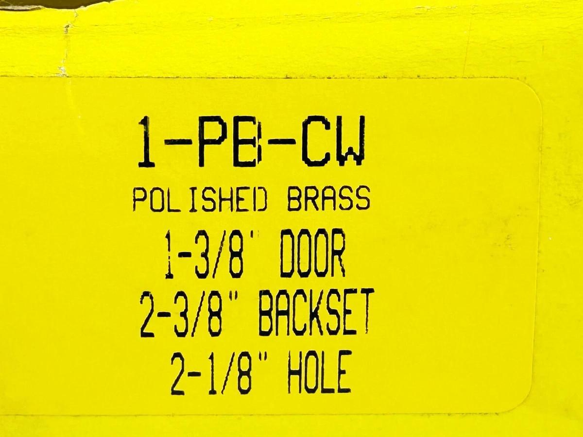 New Don-Jo 1-PB-CW Wrap Around Door Reinforcer 1-3/8 Door 2-3/8 Backset 2-1/8 Ho