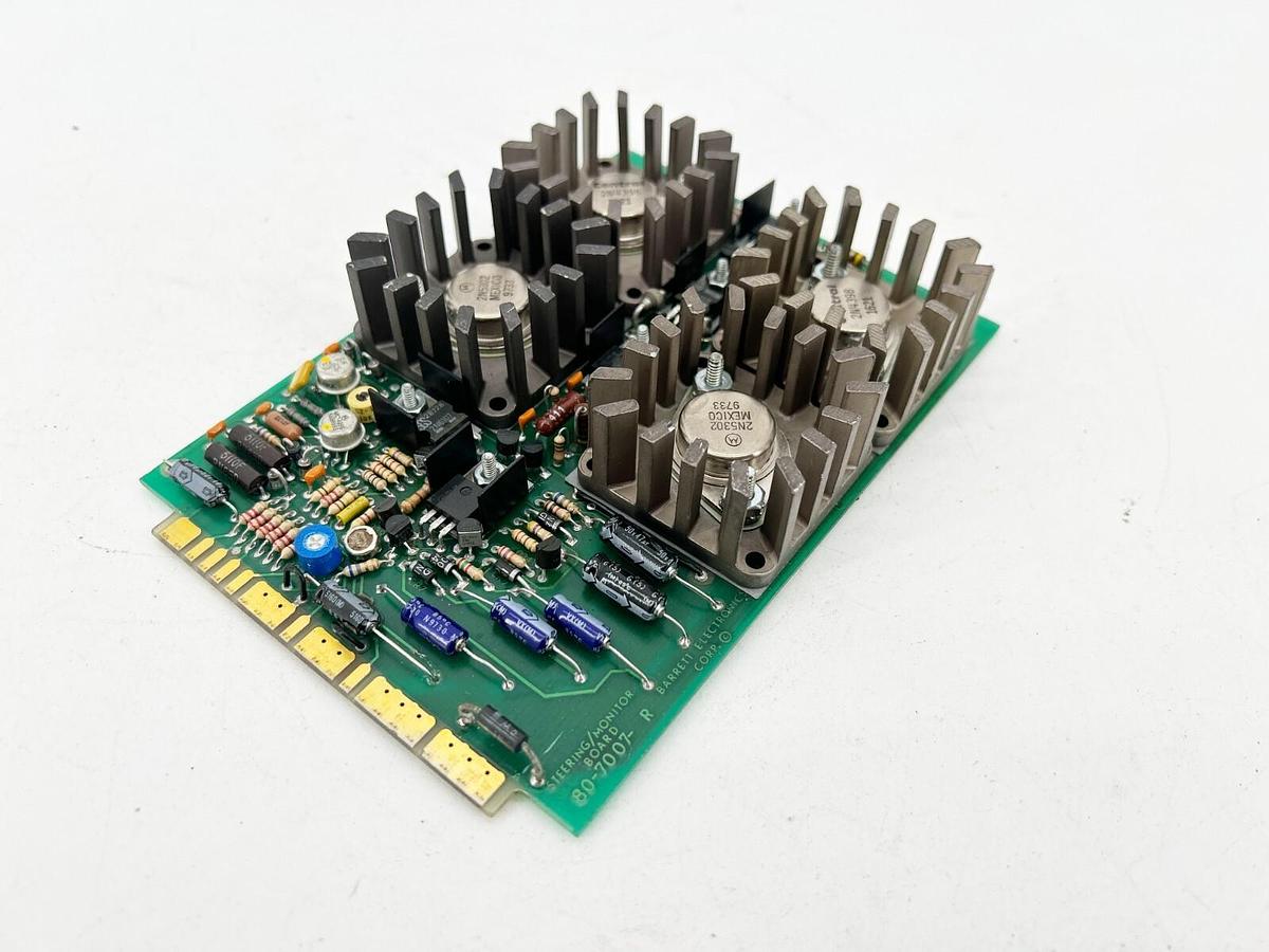 Used Barrett 80-7007-R Steering Monitor Circuit Card - for parts only