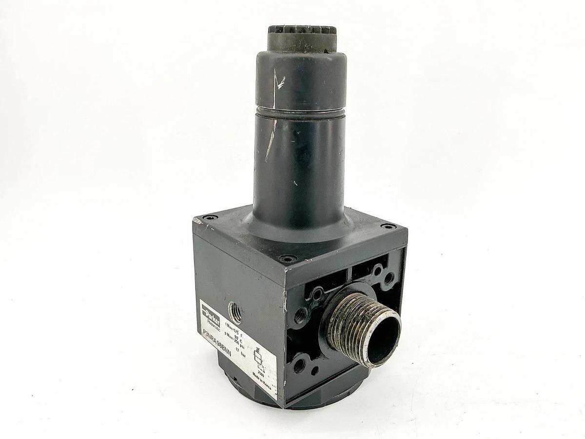 Used Parker P3NRA98BNN Pneumatic Regulator 250PSI 17 Bar