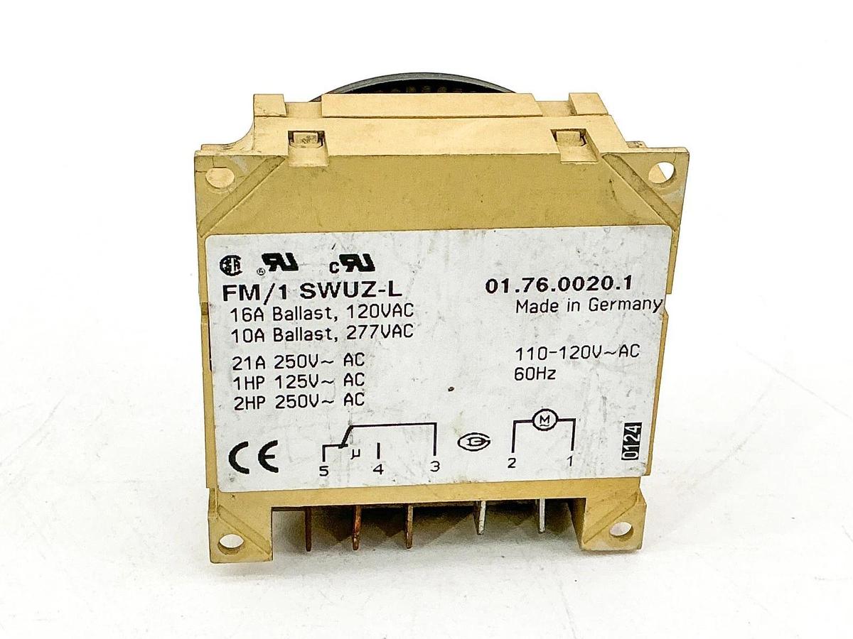 Used Grasslin 01.76.0020.1 Time Clock 110/120VAC 16A FM/1 SWUZ-L