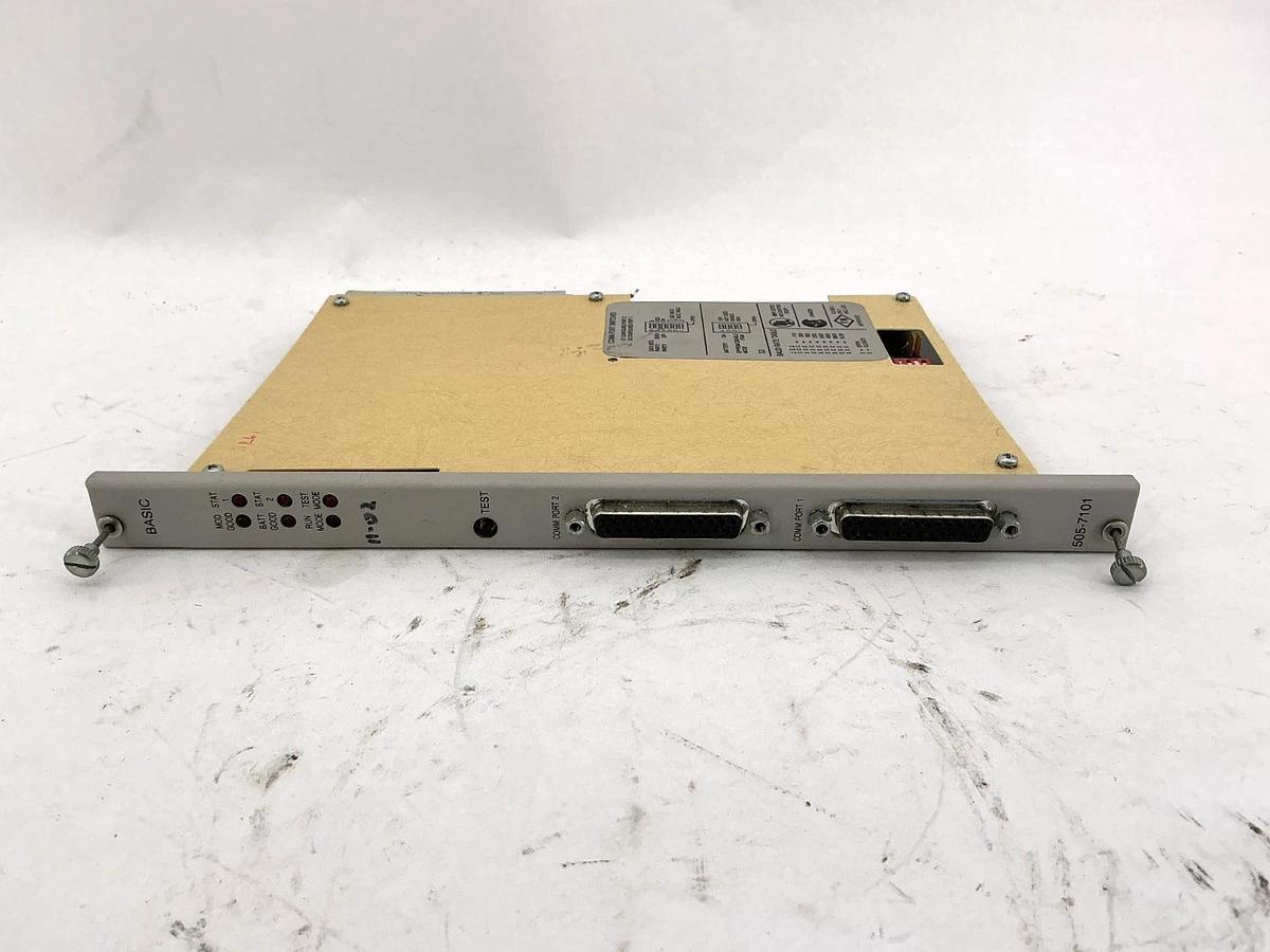 New Siemens 505-7101 Programmable Basic Module 2-Comm Ports - No Box