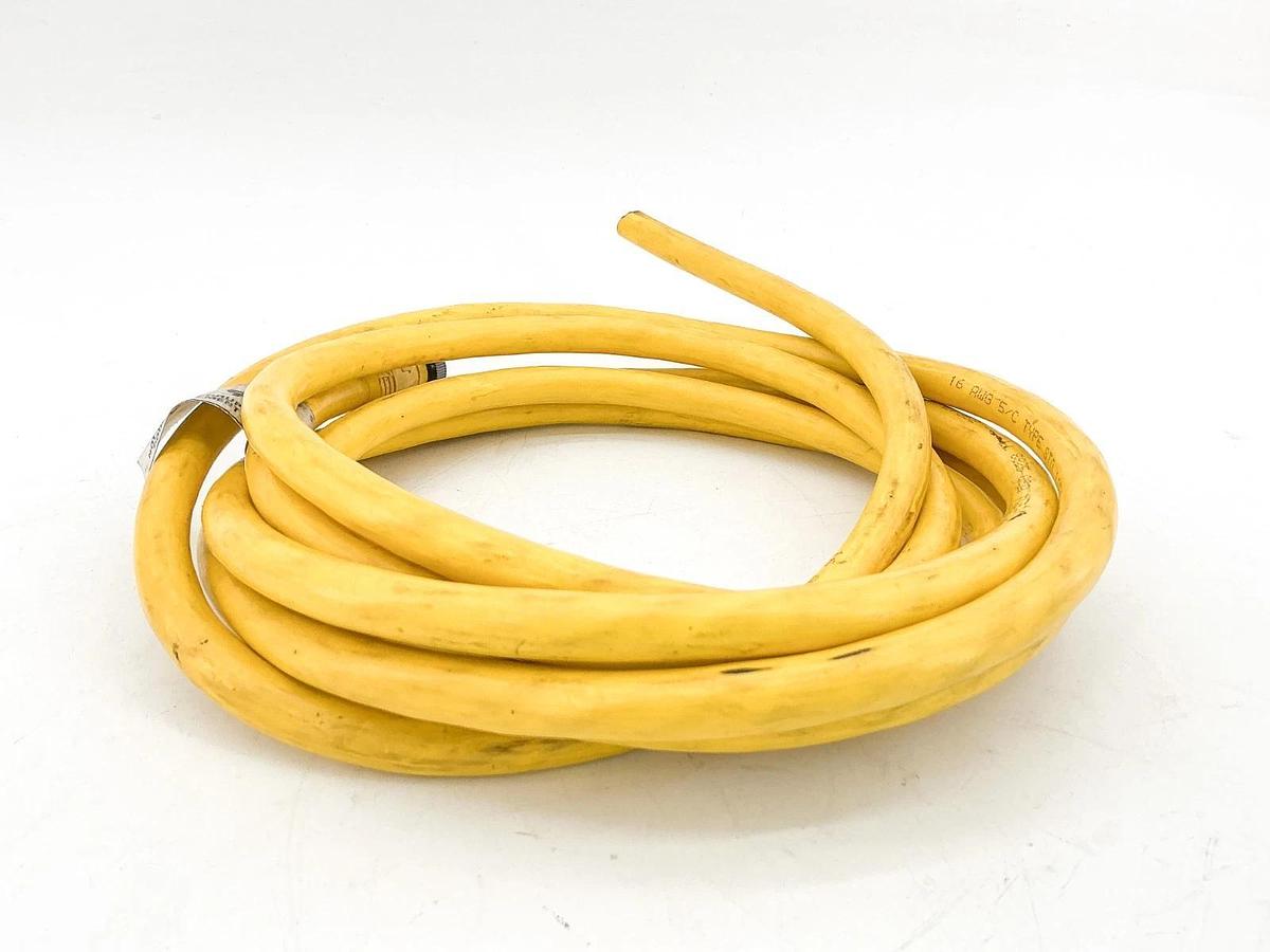 Used Cooper Crouse Hinds 5000111-5C Cordset 600V 8A 4Wire 12'