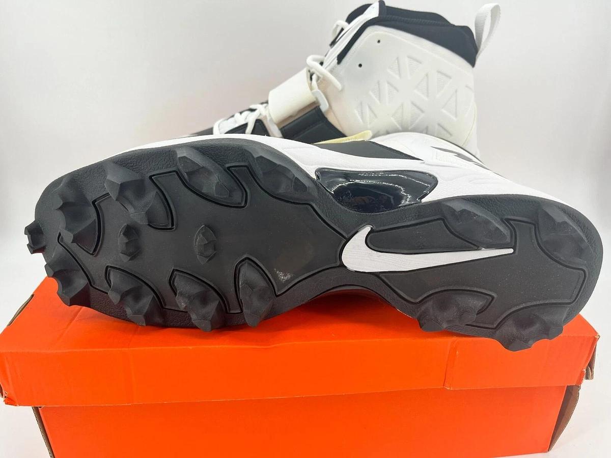 Nike Zoom Code ELT Stove Shark Black/White Size 16 Football Cleats