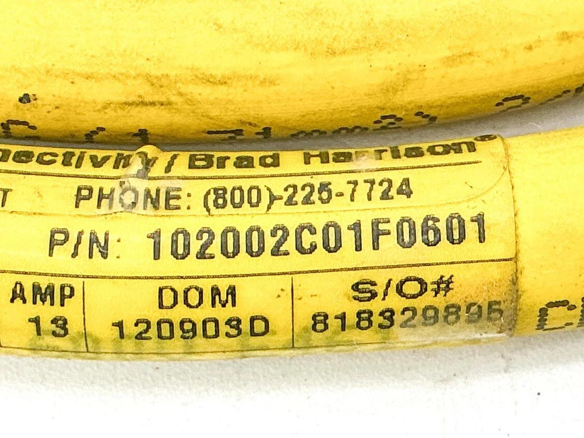 Used Lot of 2Woodhead 102002C01F0601 Cordset 2P 600V 13A