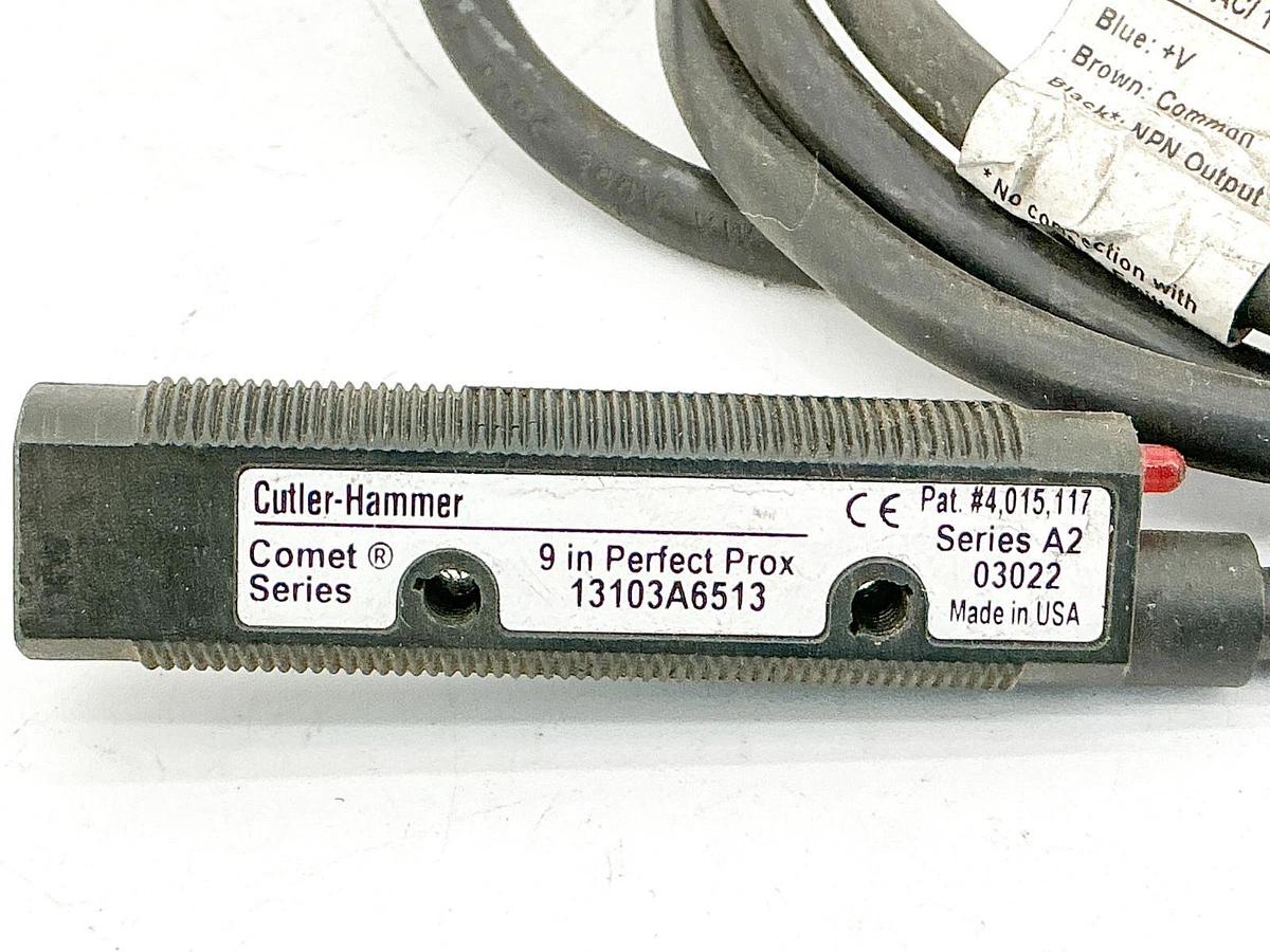 Used Cutler Hammer 13103A6513 Photoelectric Sensor 9" Range 20-264VAC 15-30VDC