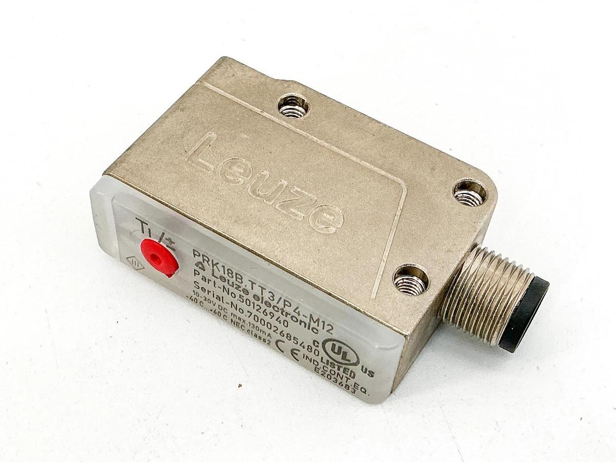 New Leuze Electronics PRK18B.TT3/P4-M12 Photoelectric Sensor 10-30VDC 50126940