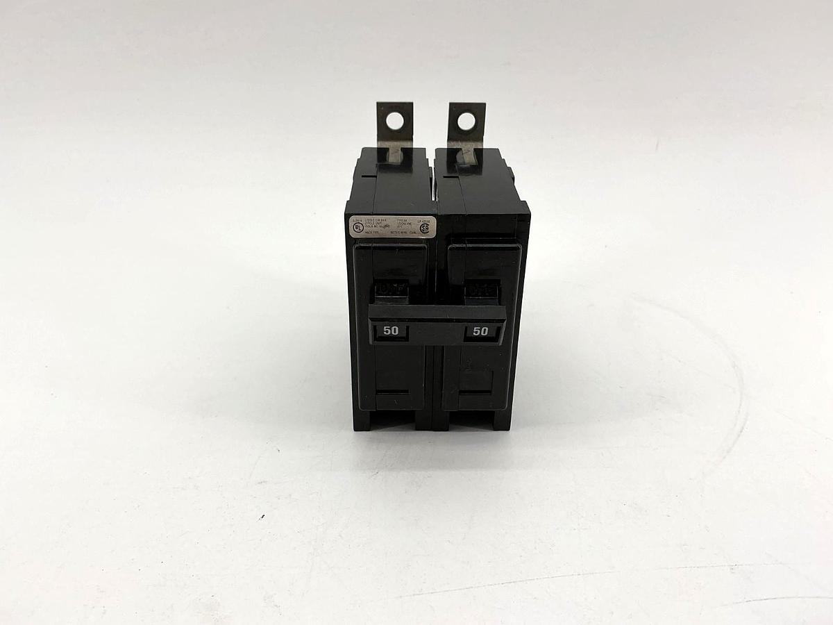 Used Cutler-Hammer BA250 Quicklag Circuit Breaker 50A 120/240VAC 2-Pole