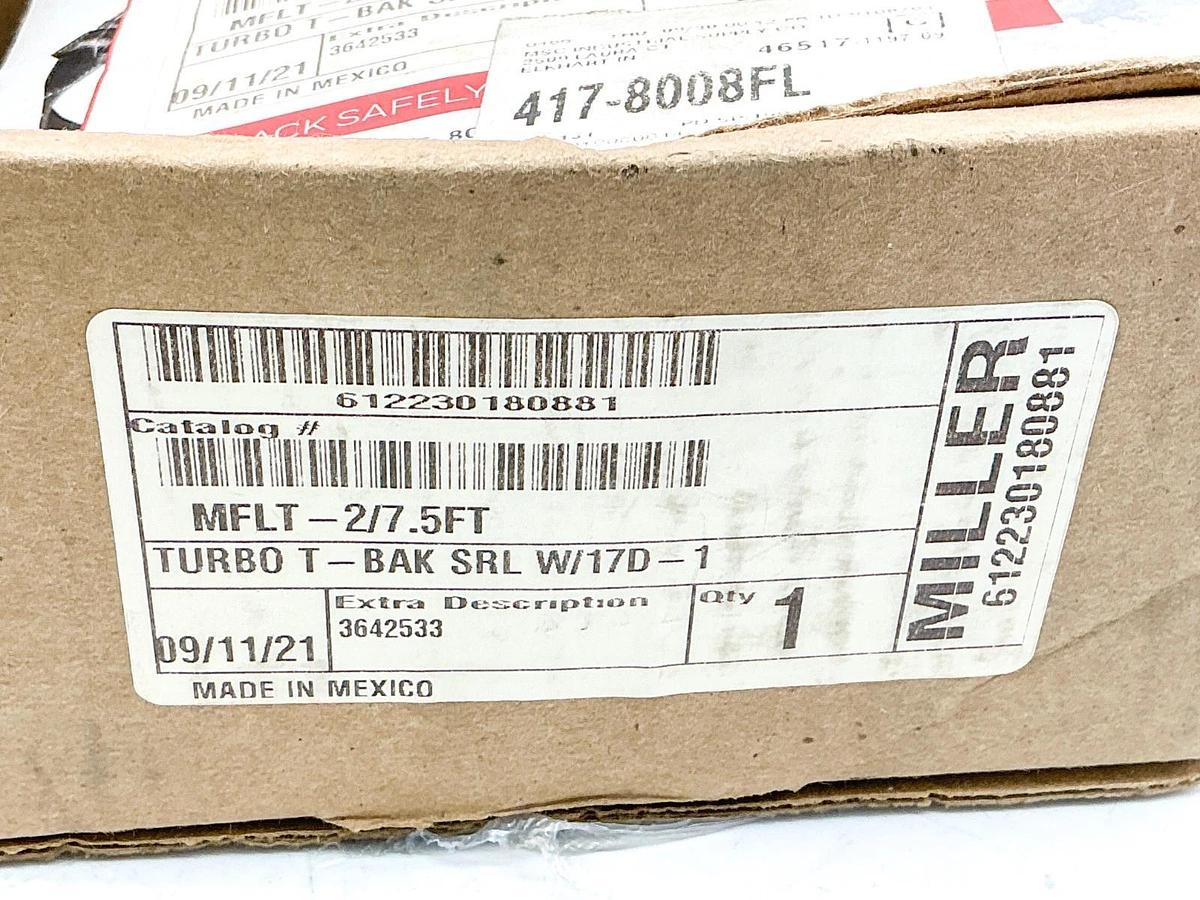 New Honeywell Miller MFLT-2/7.5FT Turbo T-Back Fall Limiter 400LB 612230180881