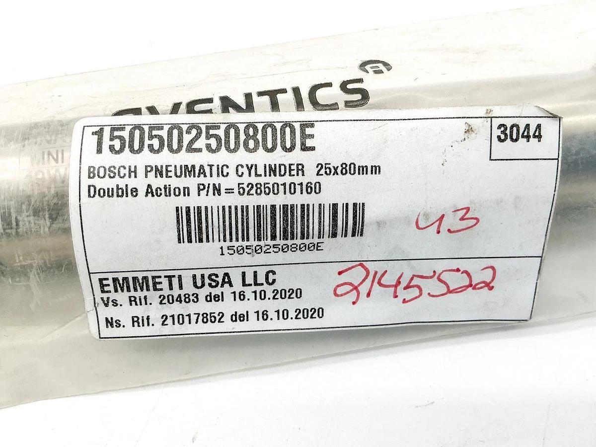 New Aventics 0822334204 Pneumatic Cylinder 25X80mm 10Bar 5285010160