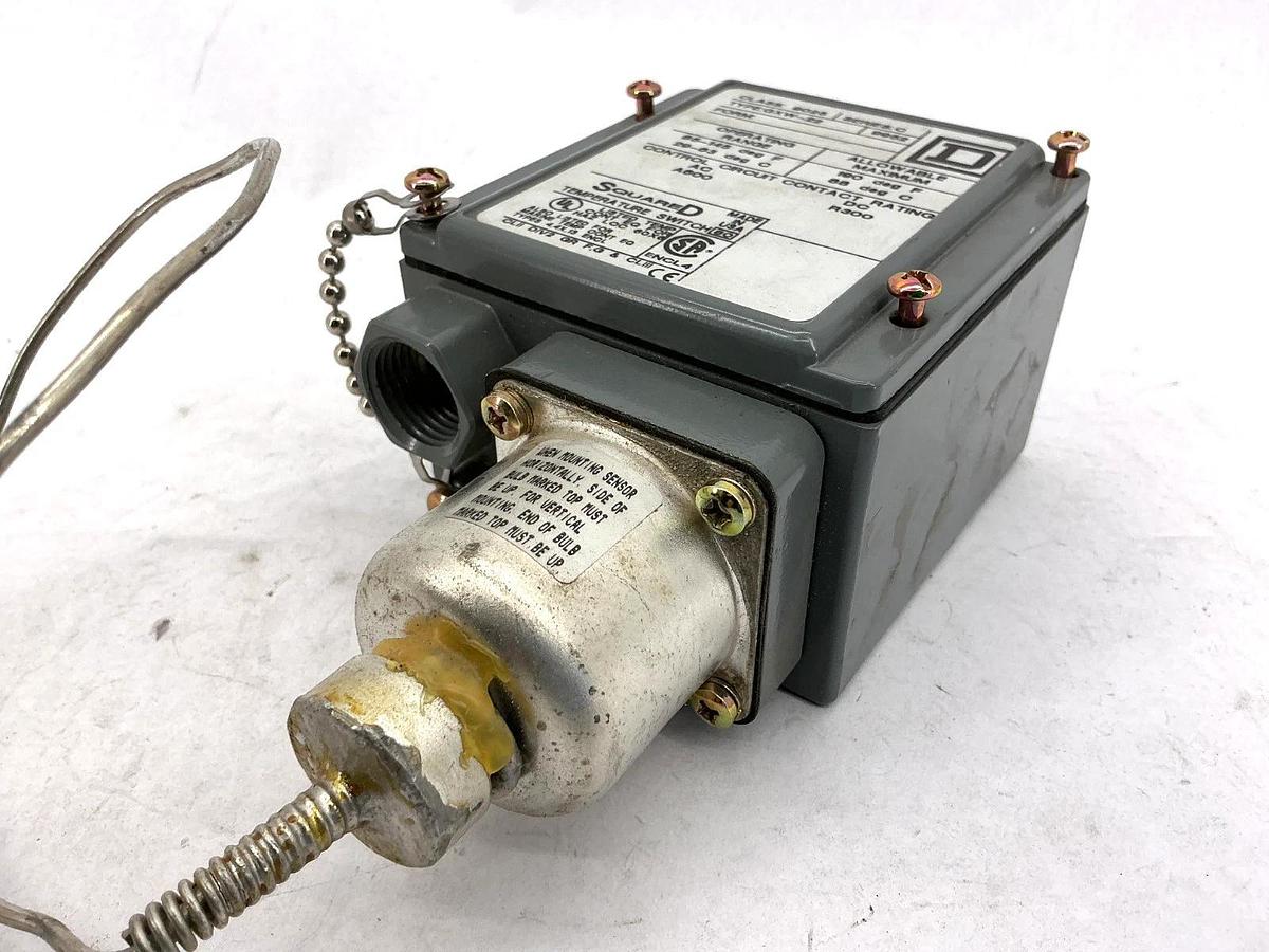 New Square D 9025GXW-22 Ser C Temperature Switch 115.0°F Decreasing.