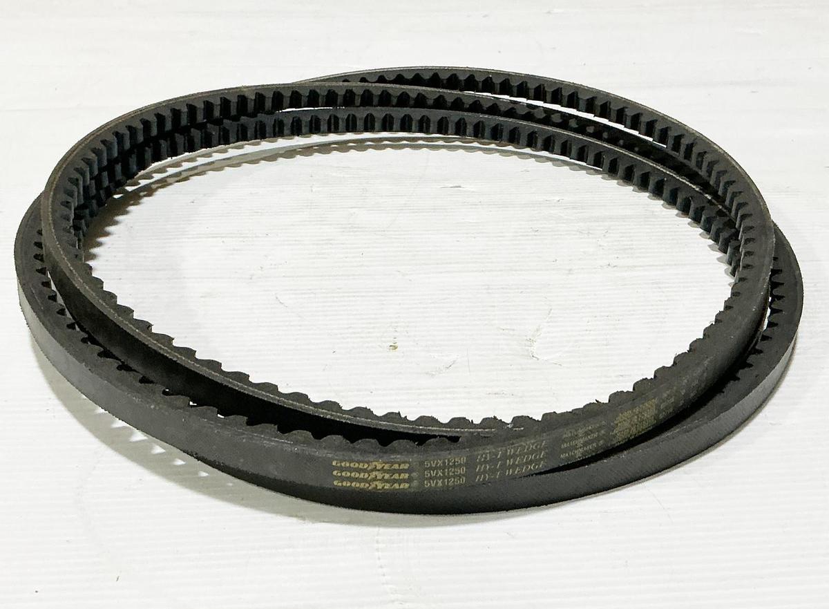 New Goodyear 5VX1250 Cogged Belt 125" Length 0.62 Width - No Box