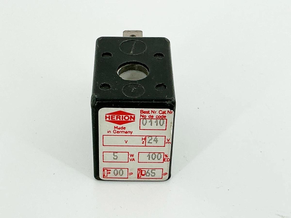 New Herion 0110 Solenoid Coil 24V - No Box