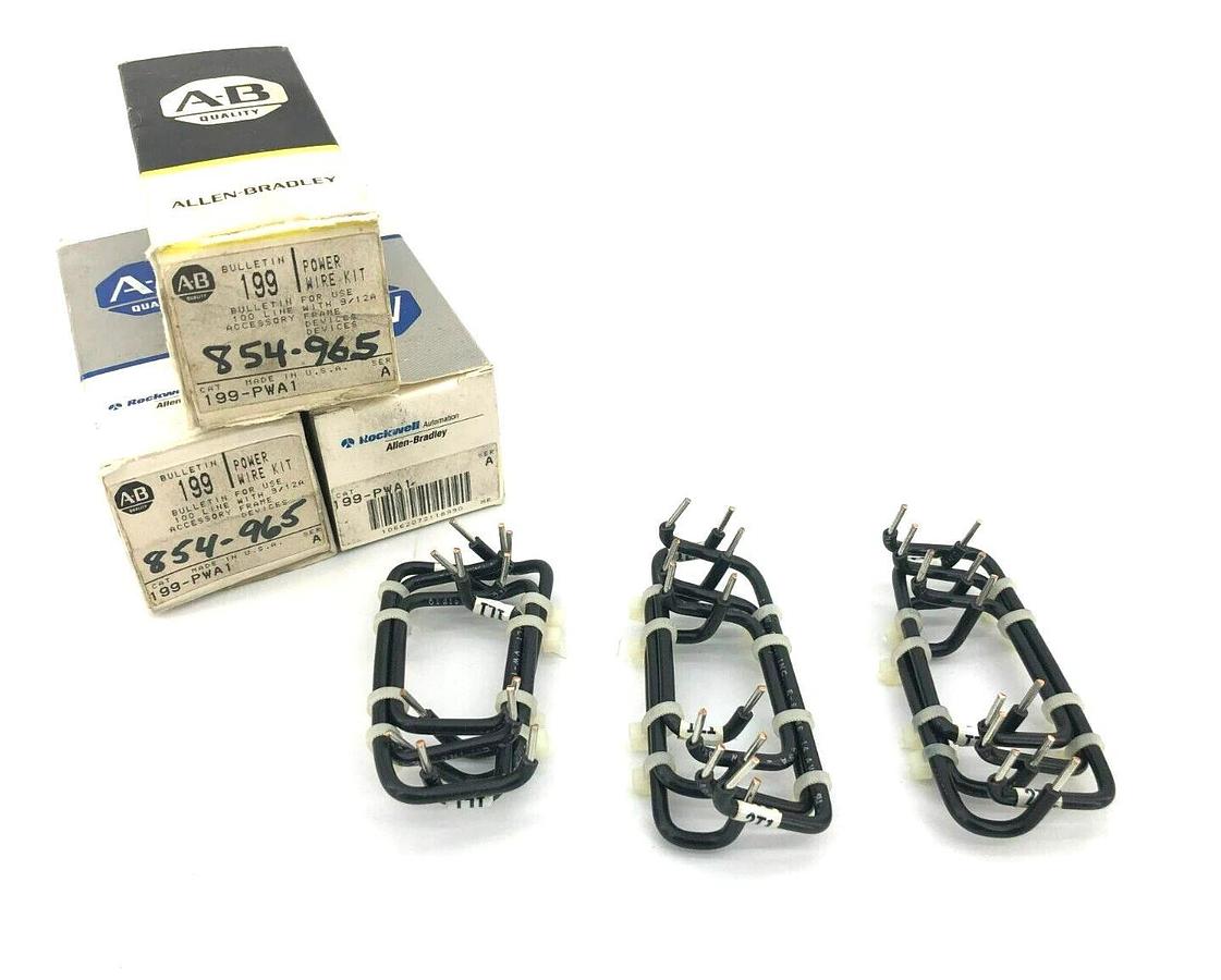 Lot of 3 New Allen Bradley 199-PWA1 Ser. A Power Wiring Kit