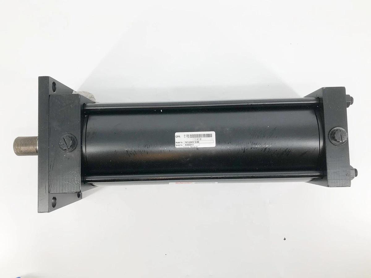 New Parker PAF122441S-12.000 Pneumatic Cylinder 12" Stroke 250psi - No Box