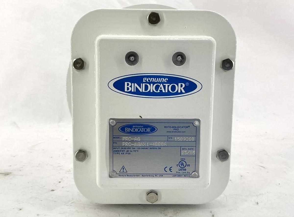 New Bindicator PRO-AGAX1-4BB0A Level Switch Sensor 3W 120/240VAC PRO-AG