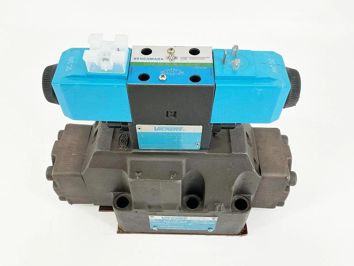 Vickers/Benchmark DG5S-H8-60-M-U-H5-60 Solenoid Valve 24VDC 02-144453 - No Box