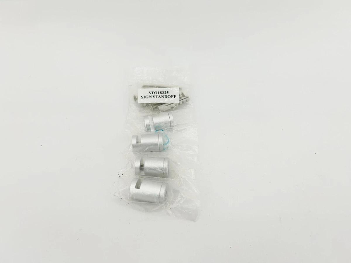 New STO18325 Aluminum Sign Standoff Kit