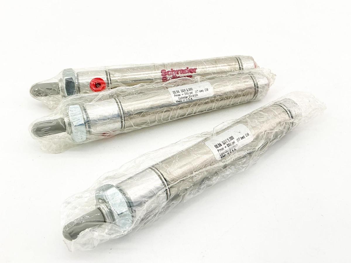 New Lot of 3 Shrader Bellows 00.56 DSR 2.00 250PSI 17Bar
