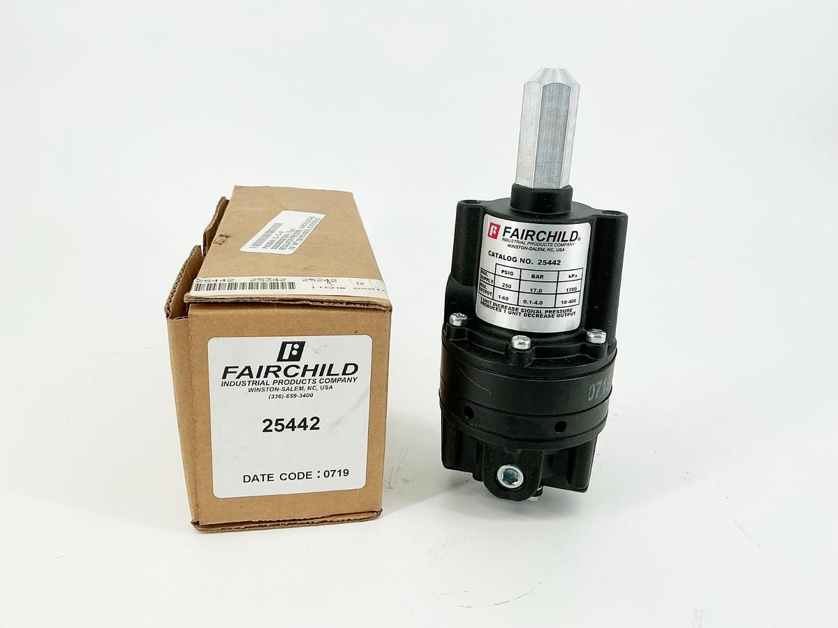 New Fairchild 25442 Reversing Relay 17Bar 250PSIG 1/4"NPT