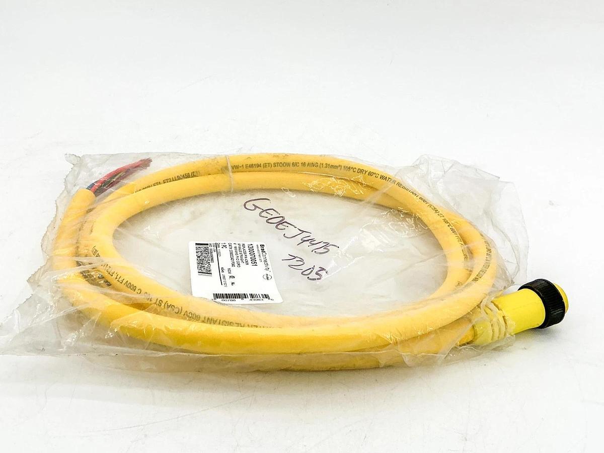 New Brad Connectivity 1300070051 Cordset 6P Male Straight 206002A01F060 4209
