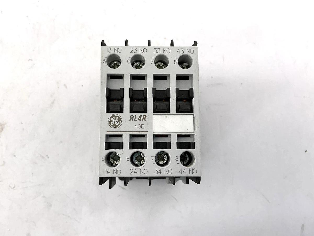 New GE General Electric RL4RA040T Contactor 20A 110/120V Coil 50/60HZ - No Box
