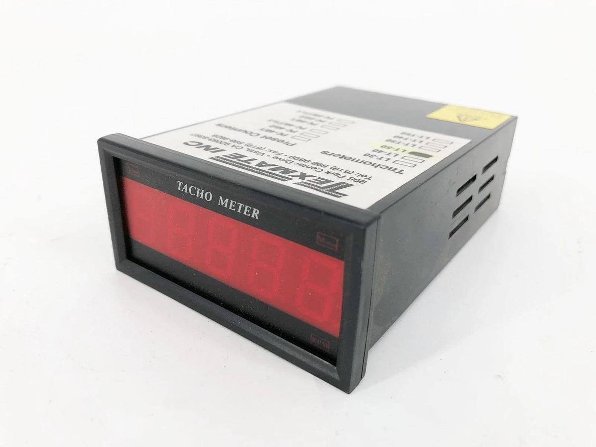 New Texmate LT-50 Tachometer 5-Digit 110/120VAC