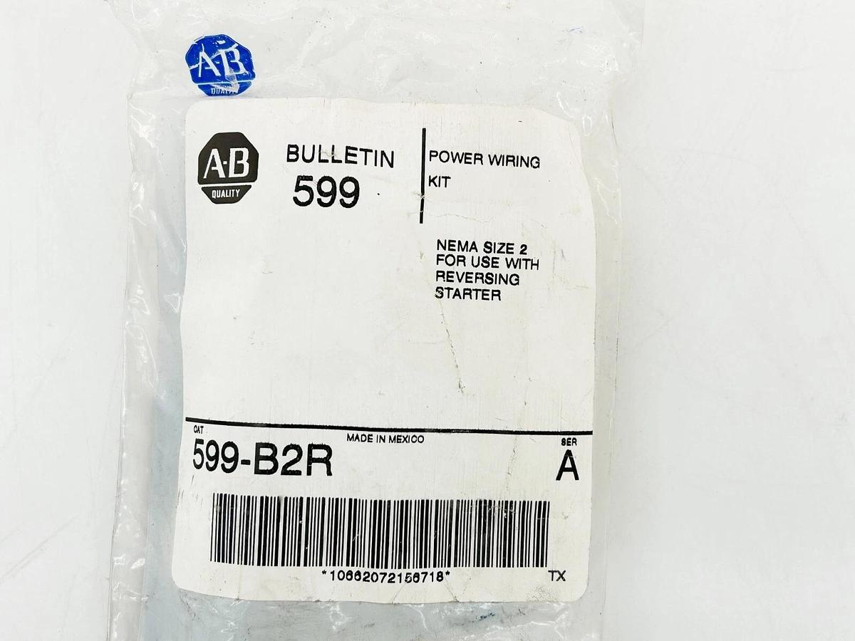 New Allen Bradley 599-B2R Power Wiring NEMA Size 0-1 Use With Reversing Starter