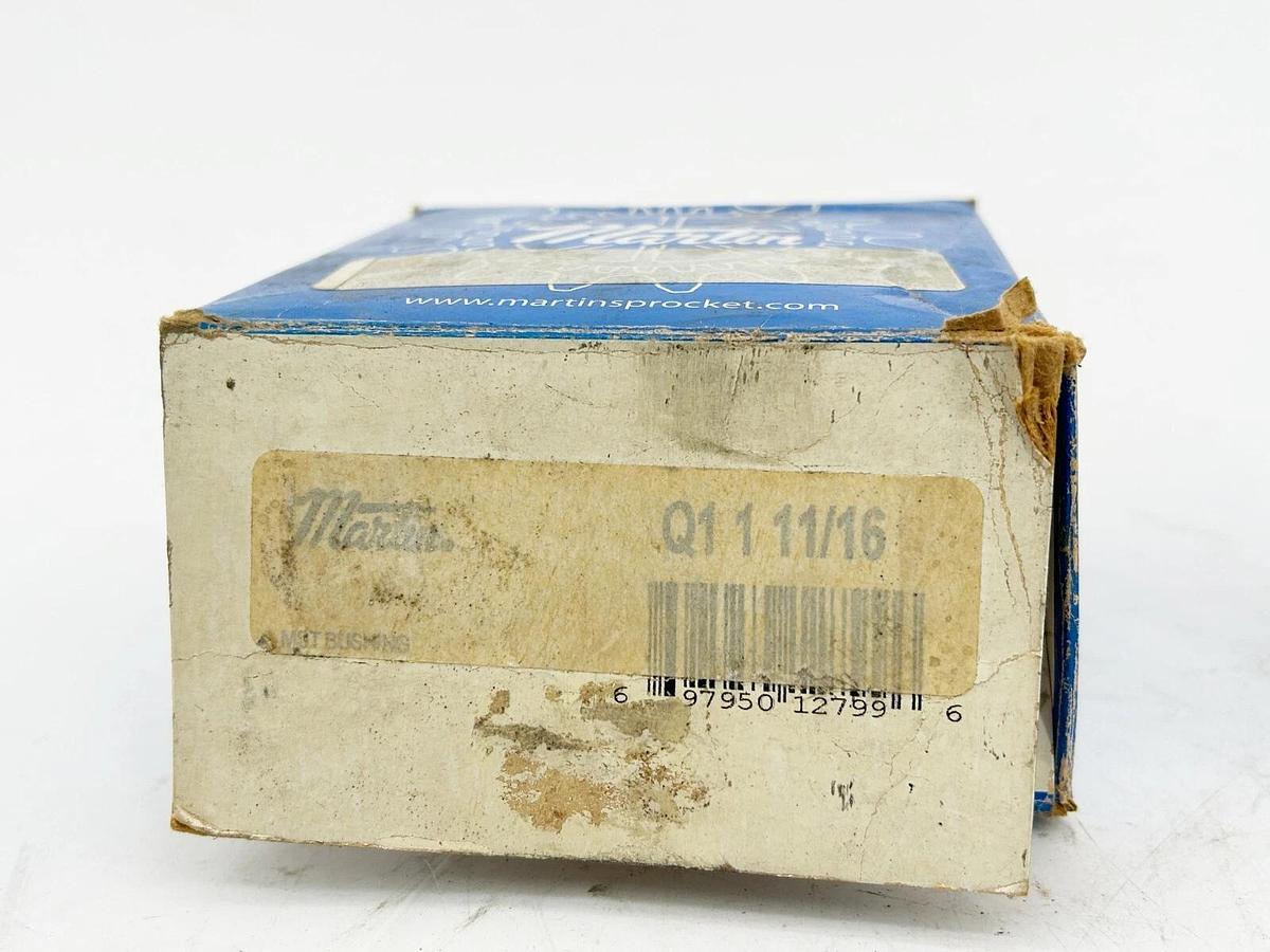 New Martin Q1 1 11/16 Split Taper Bushing 1.6875" Bore 4.125" FLG