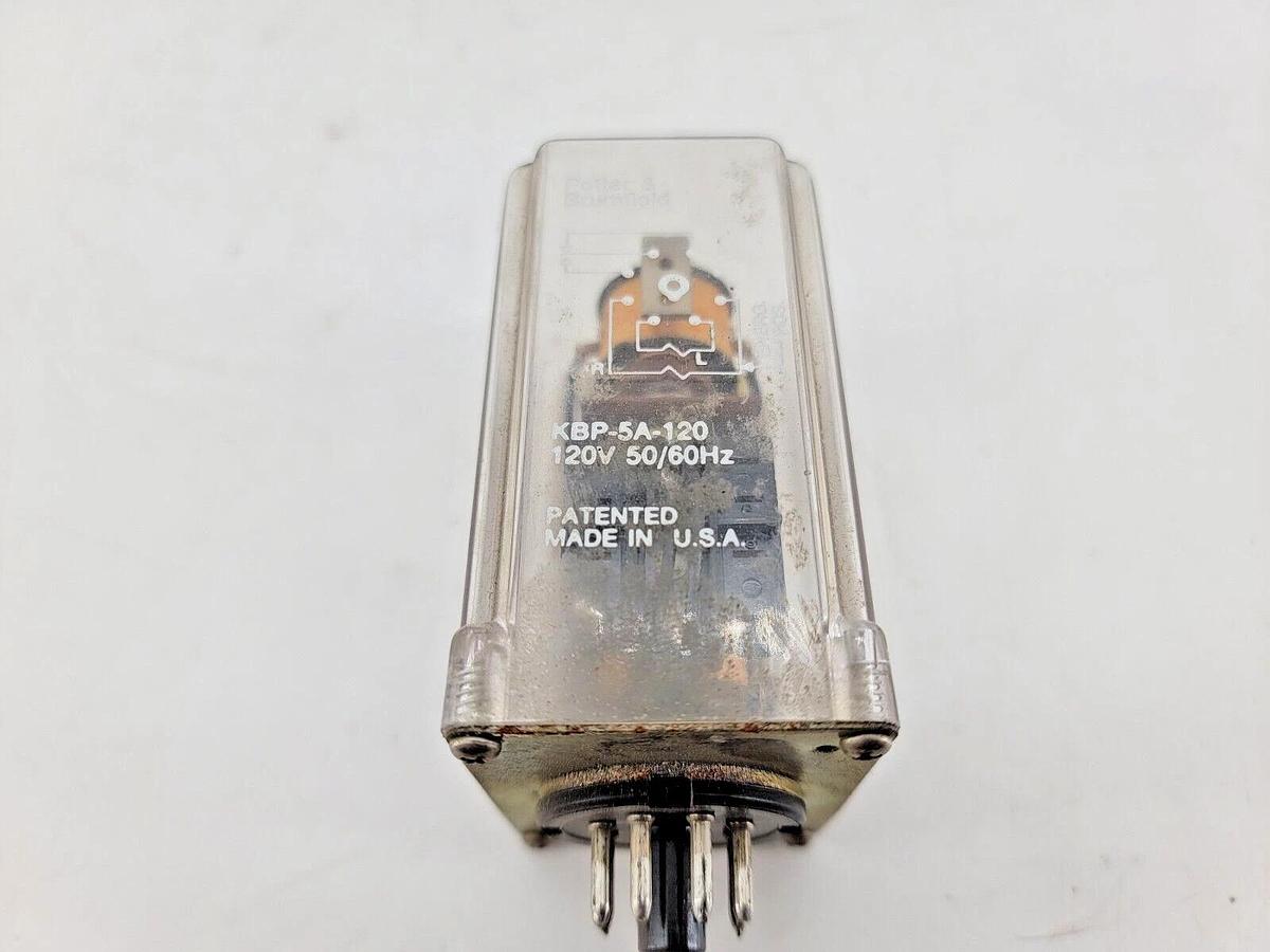 Used Potter Brumfield KBP-5A-120 Relay 8 Pin 120VAC