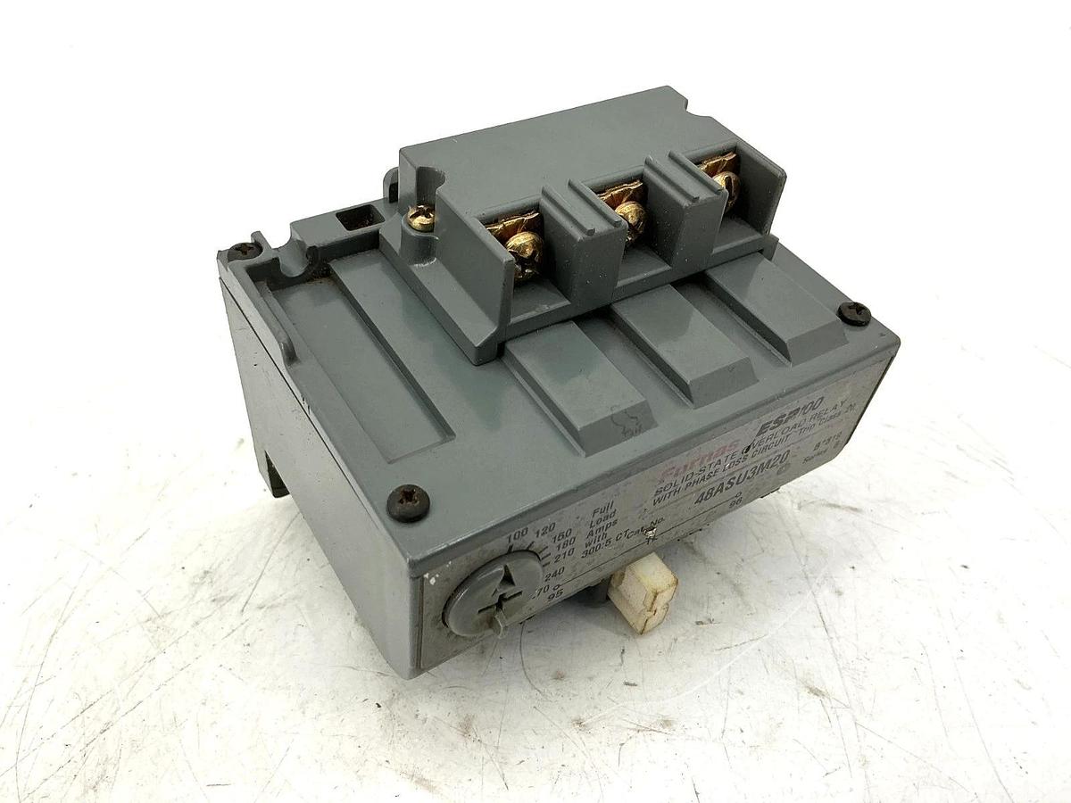 Used Furnas 48ASU3M20 Ser B Overload Relay Solid State 3PH 100-270FLA 600VAC 50/60HZ