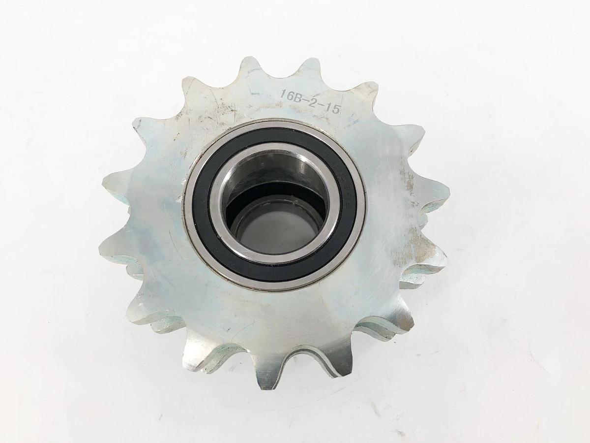 New 16B-2-15 Double Chain Idler Sprocket 15 Teeth 40mm Bore - No Box