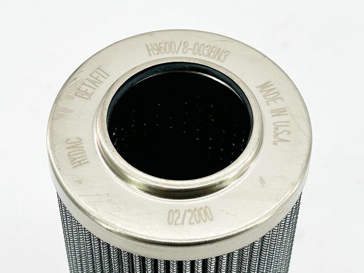 New Hydac 02060599 Hydraulic Filter 3 Micron 1-1/2" H9600/8-003BN3 - No Box