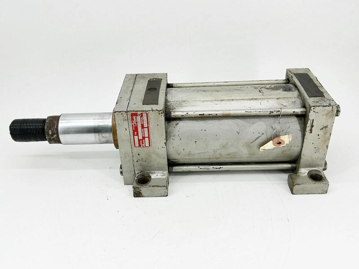 Used New Milwaukee Cylinder B9482 Hydraulic Cylinder 250PSI 4" Stroke 4" Bore 9/95