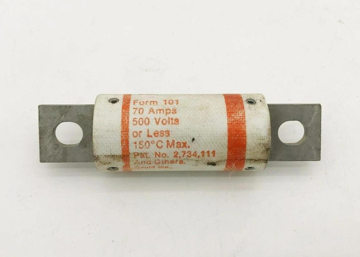 Lot of 5 New Gould Shawmut A50P70 Fuses 70A 500V Type 4 Form 101