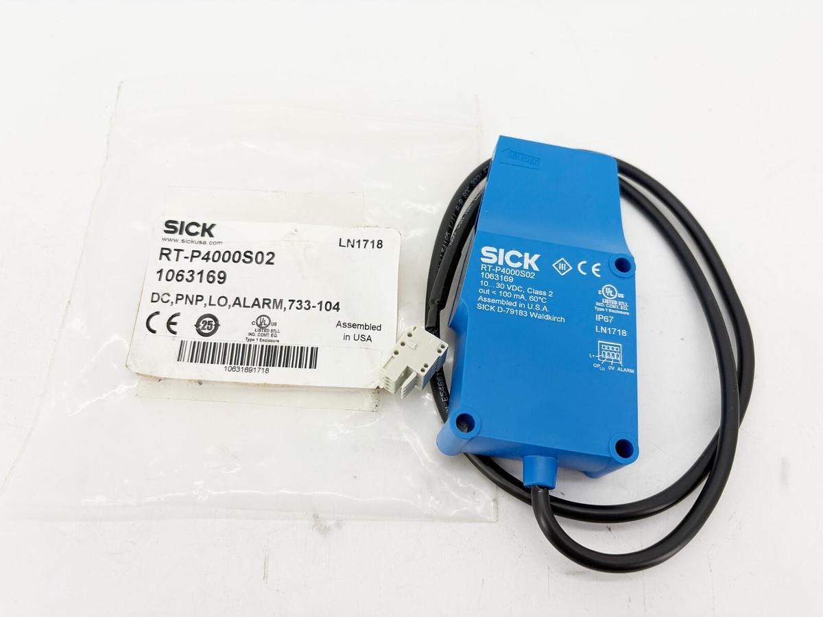 New Sick RT-P4000S02 Photoelectric Proximity Sensor 1063169 10-30VDC 100mA