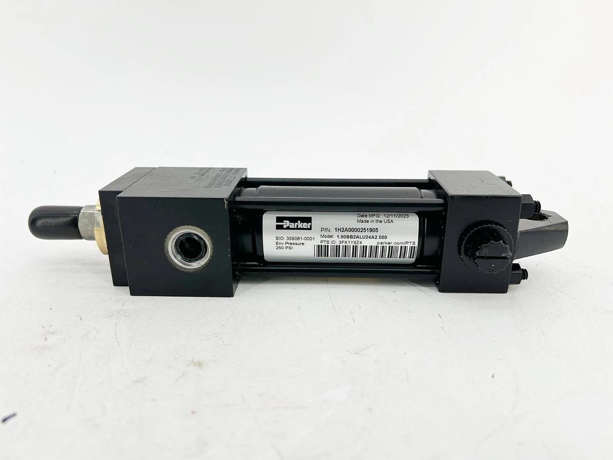 New Parker Parker 1H2A0000251905 Pneumatic Cylinder 250PSI 1.00BB2ALU24A2.00