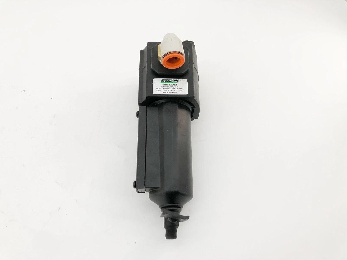Used Lot of 2 Speedaire 4ZL76A Air Line Lubricators 1/2" 95 CFM 250 psi