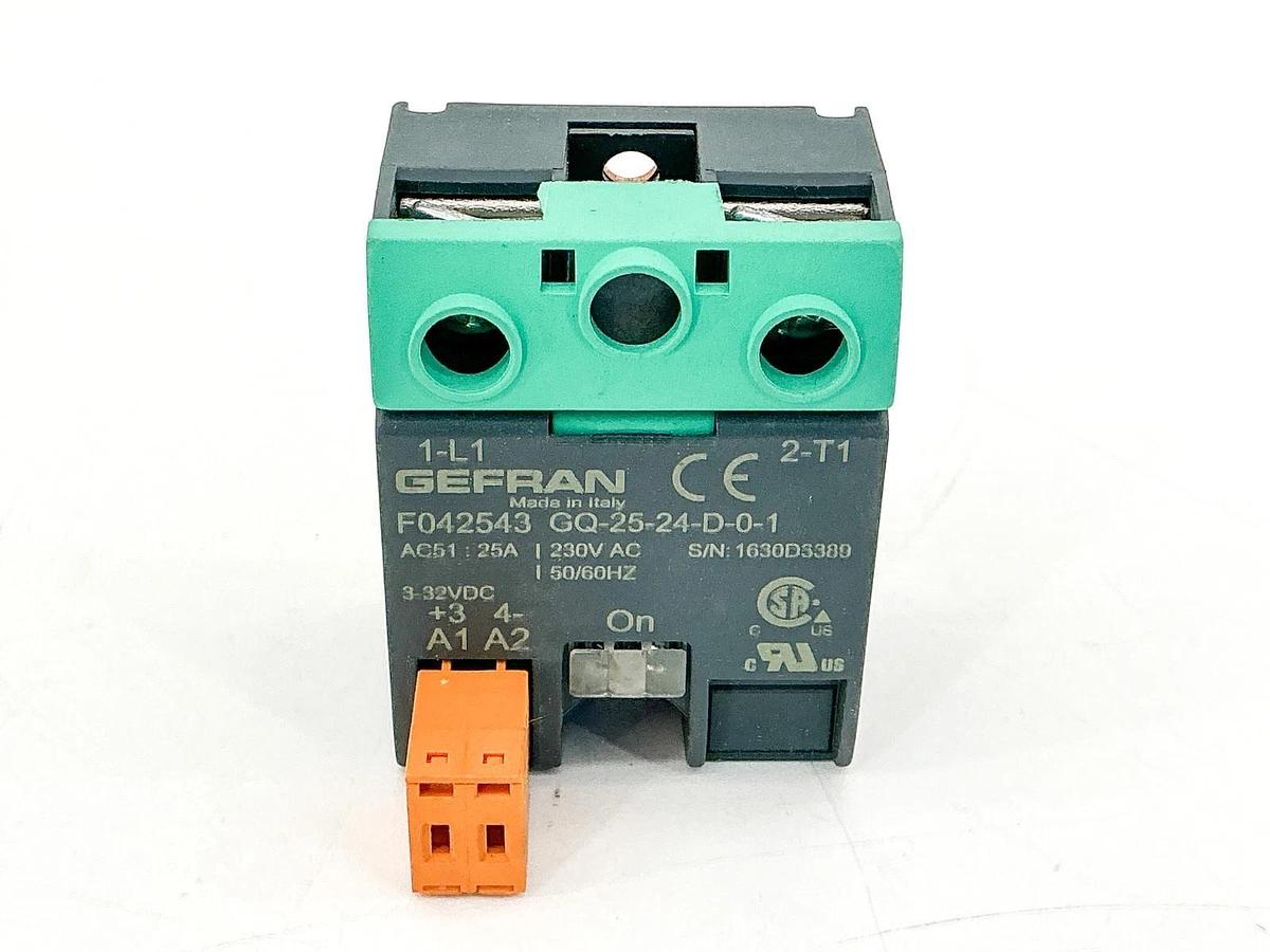 New Gefran F042543 GQ-25-24-D-0-1 Solid State Relay 25A 230V - No Box