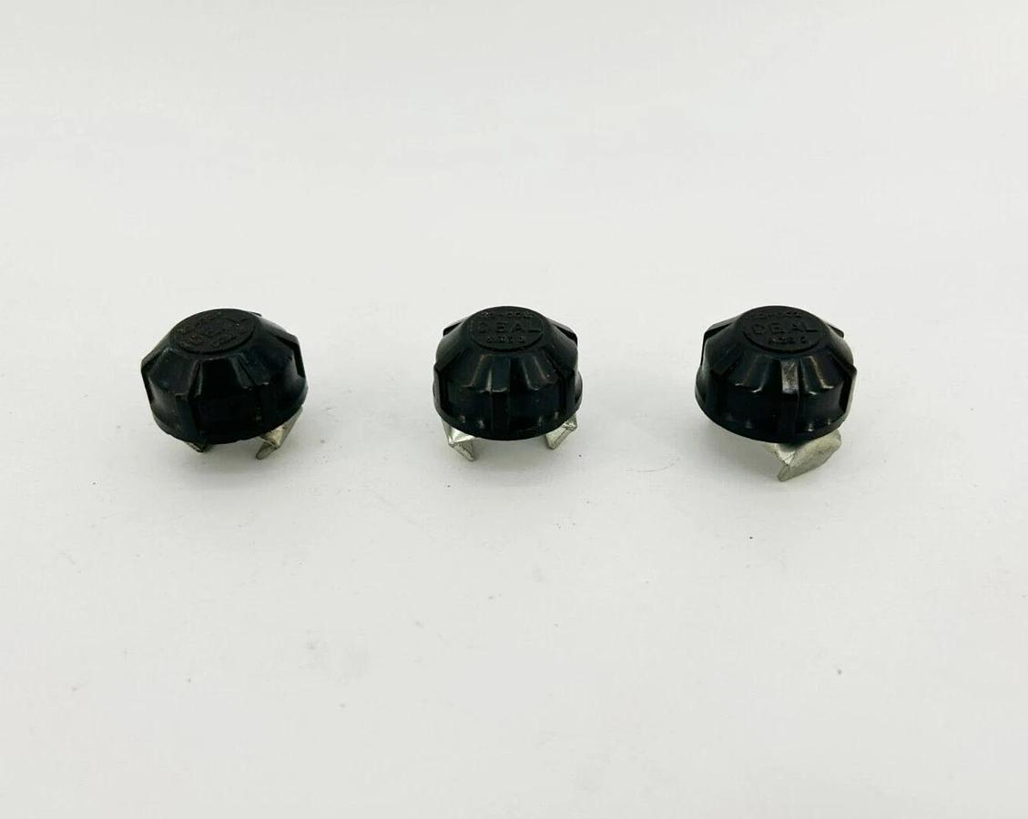 Lot of 3 New Ideal 32-002 Size 2 Fuse Clamps, 0-30 A 600VAC, 35-60 A 250VAC
