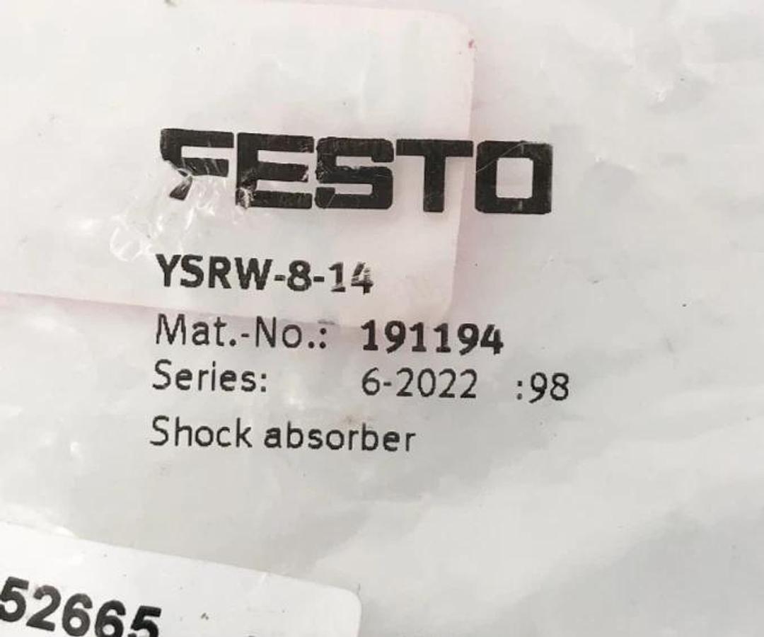 New Festo YSRW-8-14 Pneumatic Shock Absorber 191194