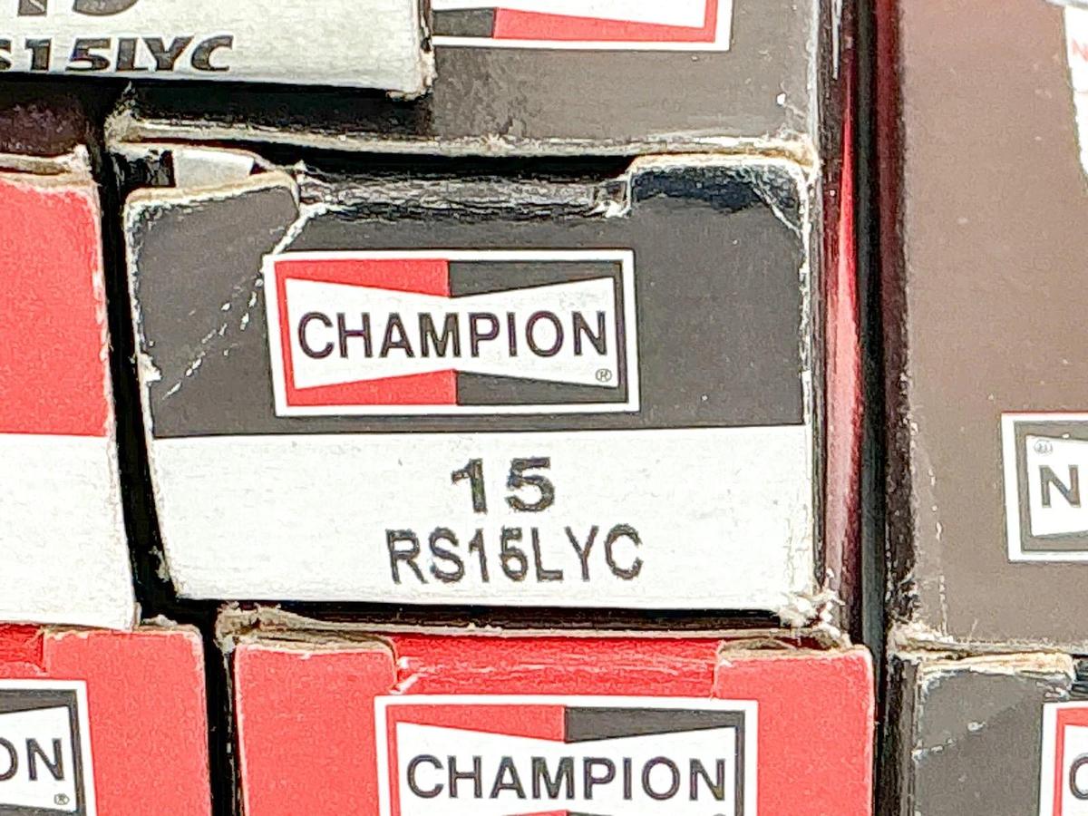 New Lot of 7 Champion RS15LYC Copper Plus Spark Plug 15