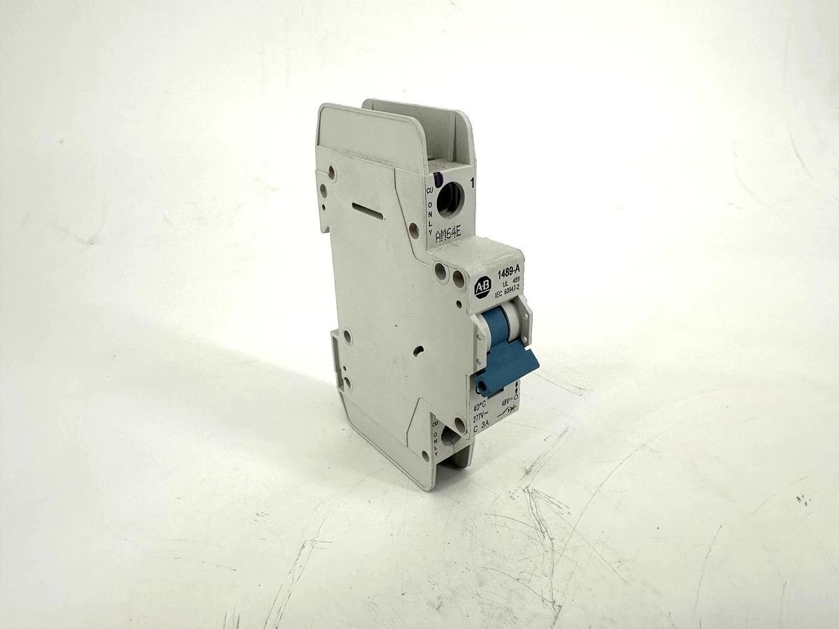 Lot of 2 Allen Bradley 1489-A1C030 Ser A Circuit Breaker 3A 48VDC 277AC 50/60HZ