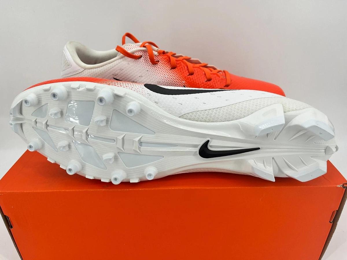 Nike Vapor Untouchable Speed 3 TD P White/Orange Size 16 OSU Beavers Cleats
