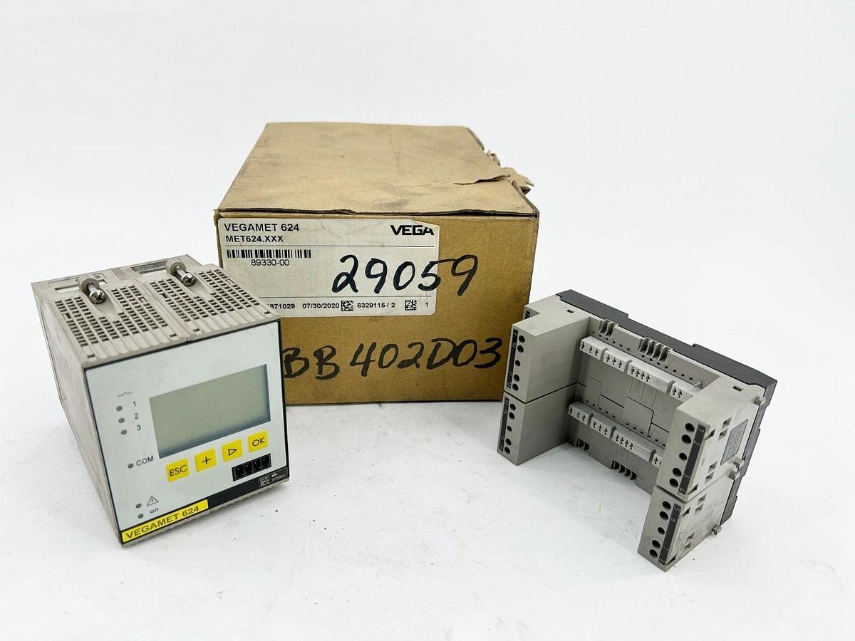 Used Vega MET624.XXX Controller and Display for Level Sensors RS232
