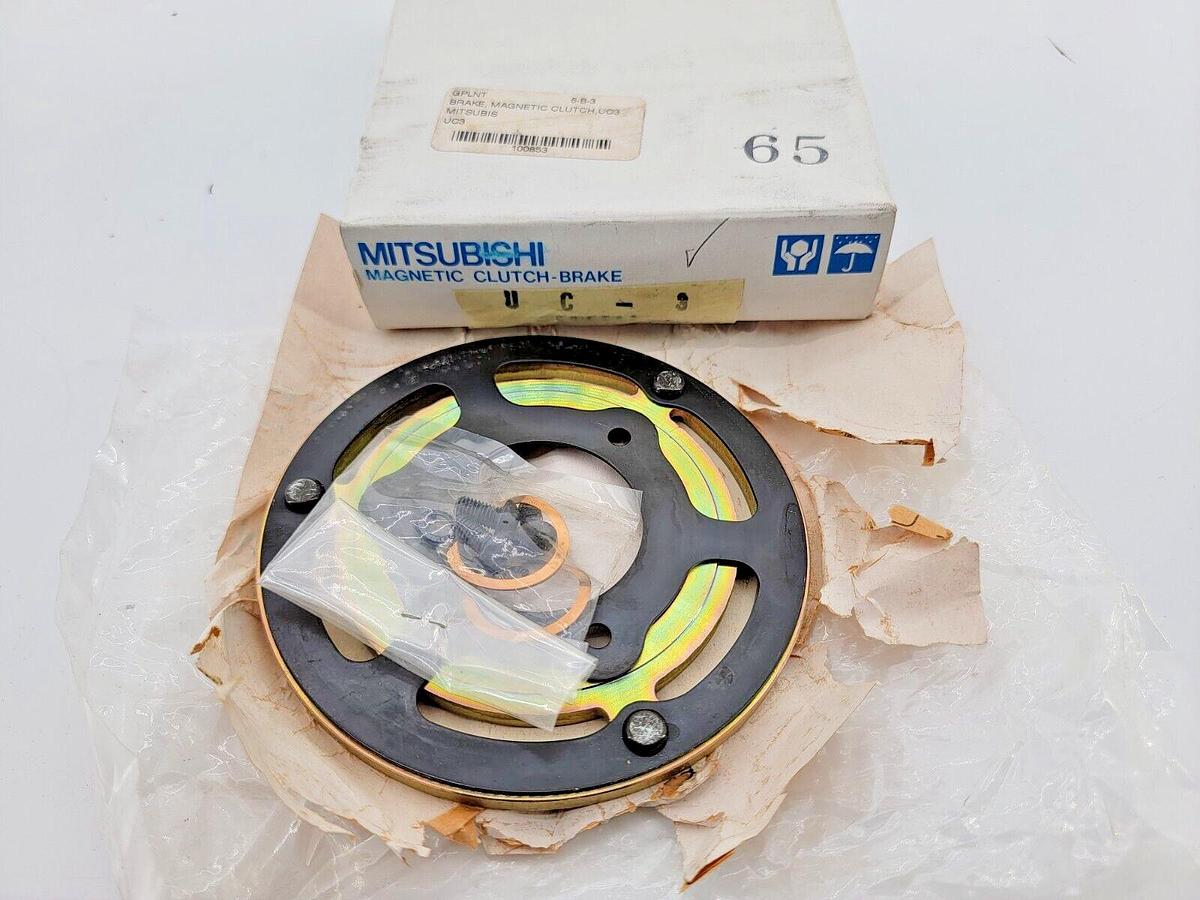 New Mitsubishi UC-3 Magnetic Clutch-Break 24VDC 114mm Diameter Clutch Plate Only