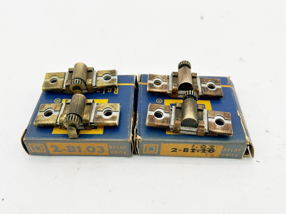 New Lot of 4 Square D B1.03 Heater Element Overload Relay