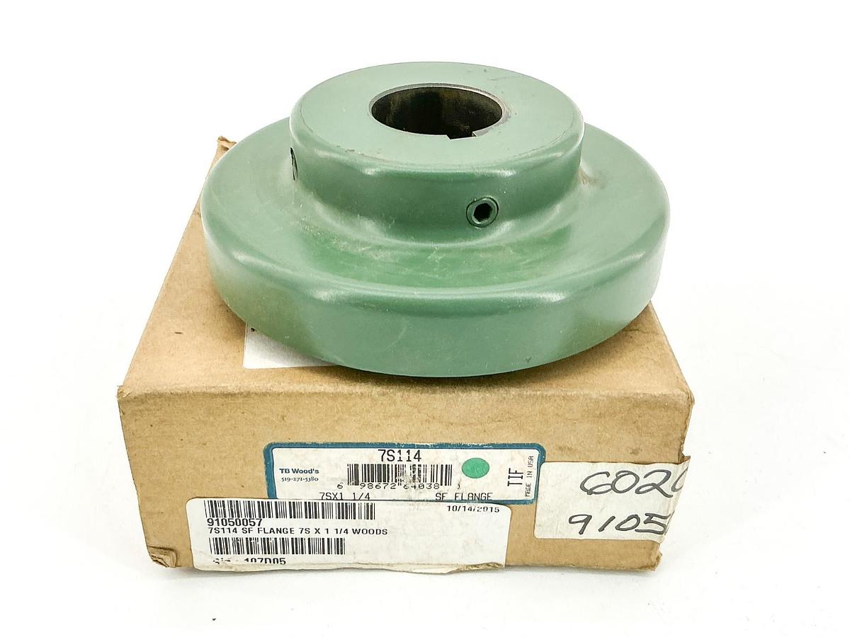 New TB Woods 7S114 SF Coupling Flange 5250RPM 7SX1-1/4