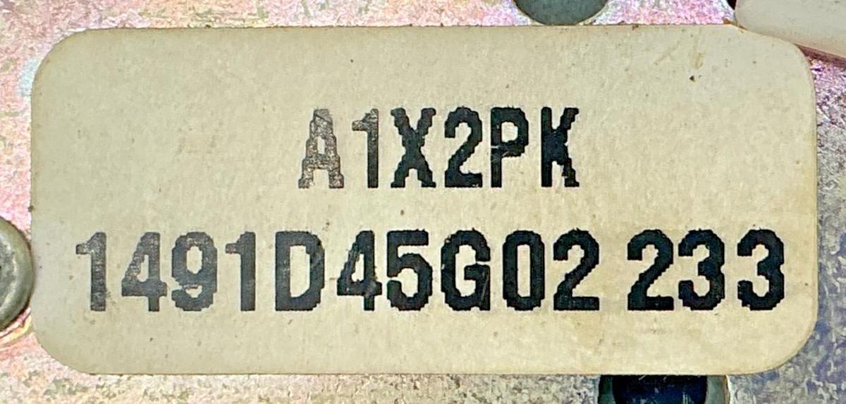 New Eaton Cutler-Hammer A1X2PK Auxiliary Switch 3-Wire 600VAC 50/60HZ - No Box