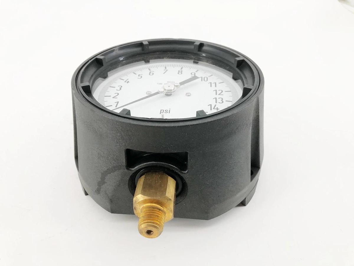 New Wika 9834117 Type 212.34 Process Gauge 4-1/2" 15psi 1/4" NPT Lower